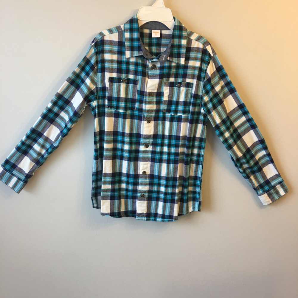 NWOT GYMBOREE L/S button down shirt Boys size 14